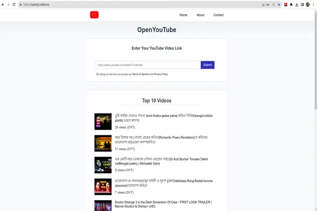 Open YouTube Project